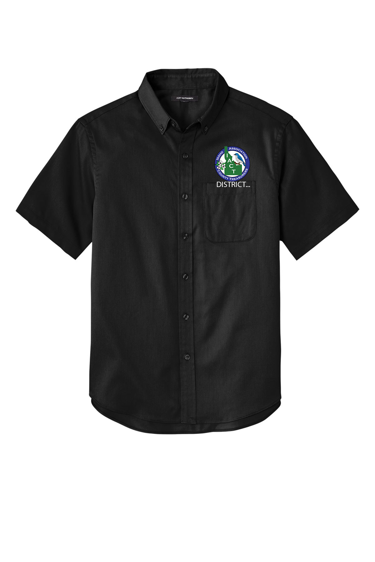 W809 Port Authority® Short Sleeve SuperPro React ™ Twill Shirt.