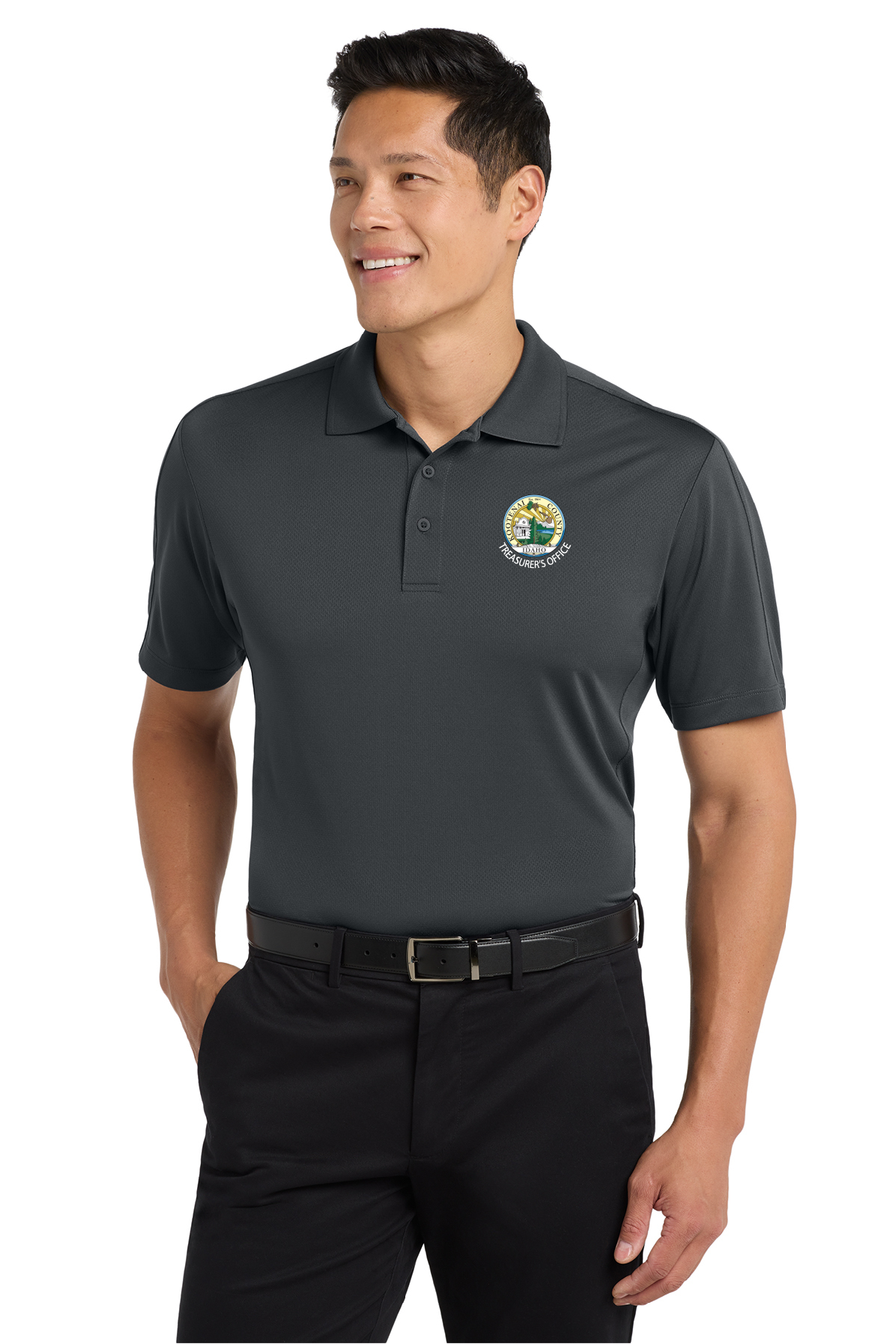 K569 Port Authority® Diamond Jacquard Polo