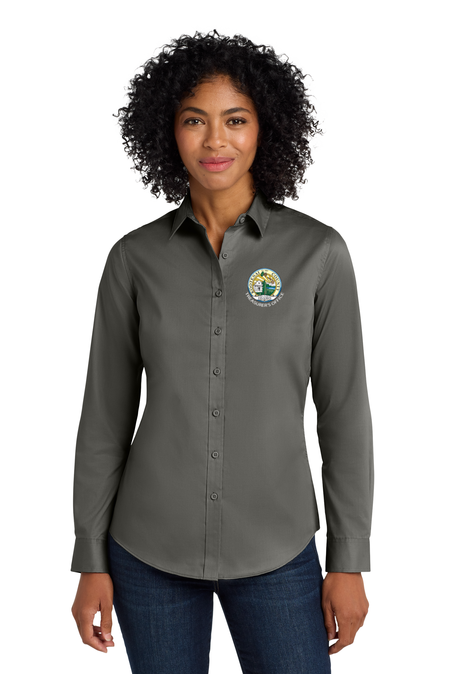 L663 Port Authority® Women's SuperPro™ Twill Shirt