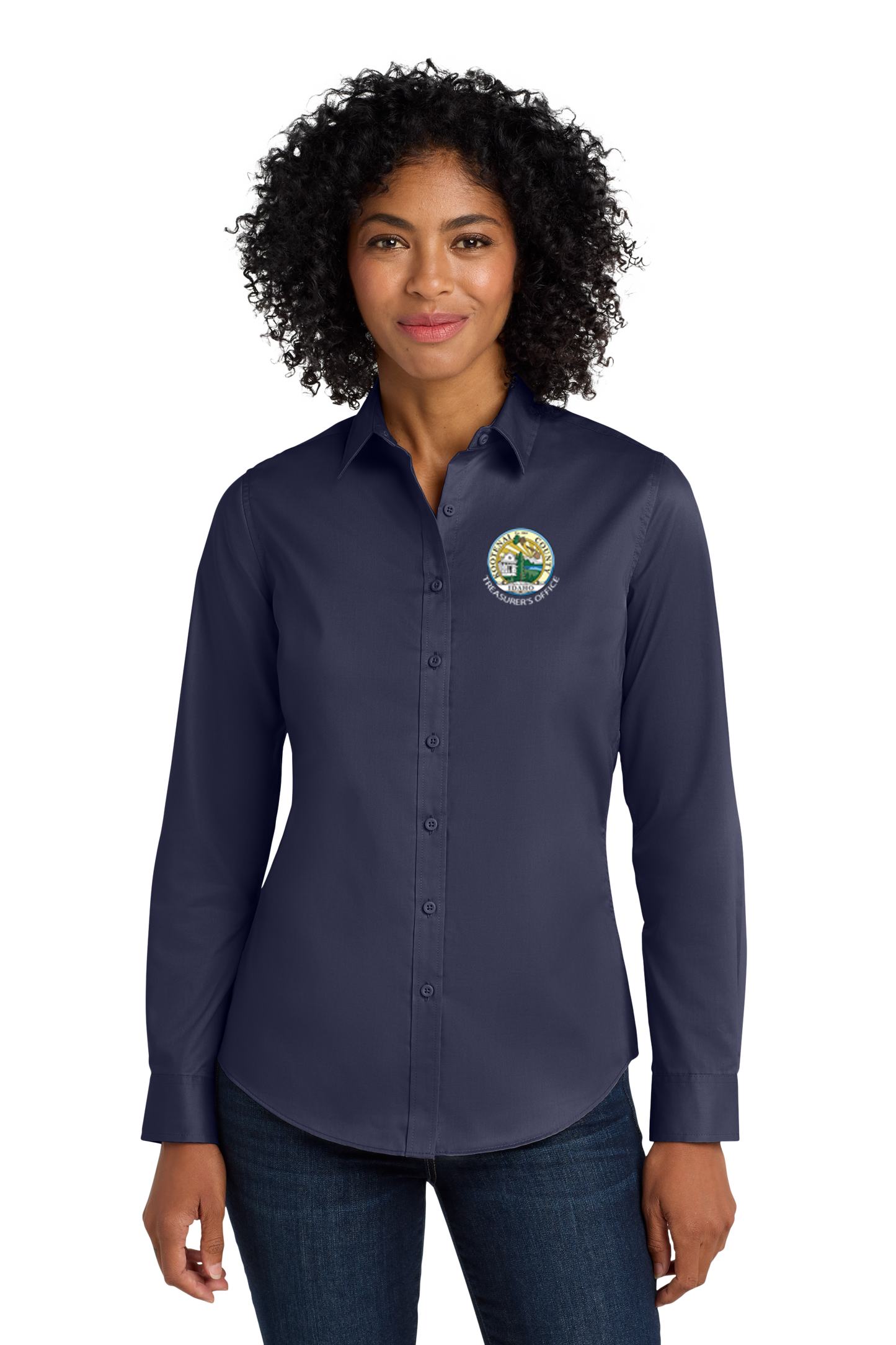 L663 Port Authority® Women's SuperPro™ Twill Shirt