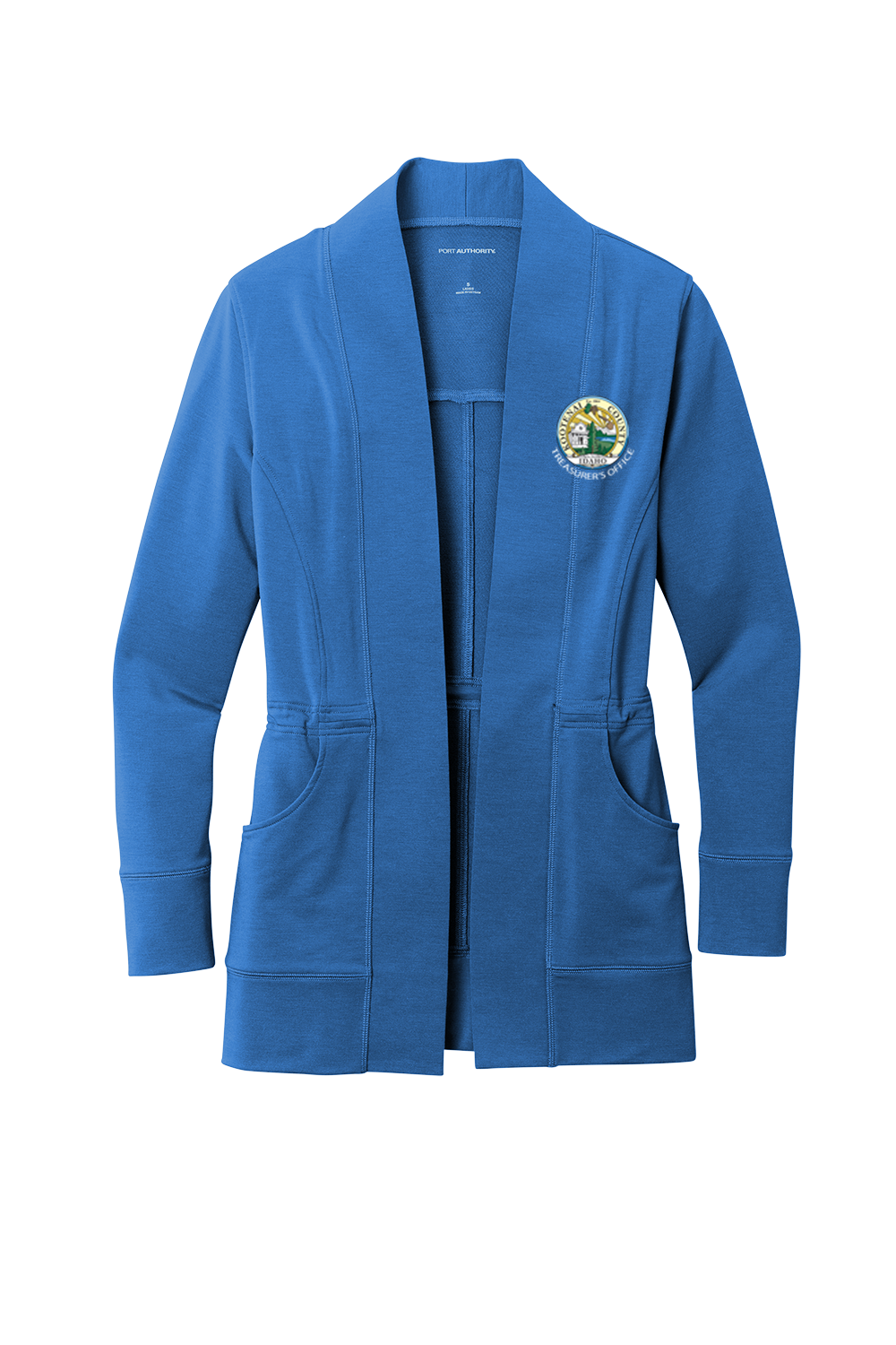 LK825 Port Authority® Ladies Microterry Cardigan