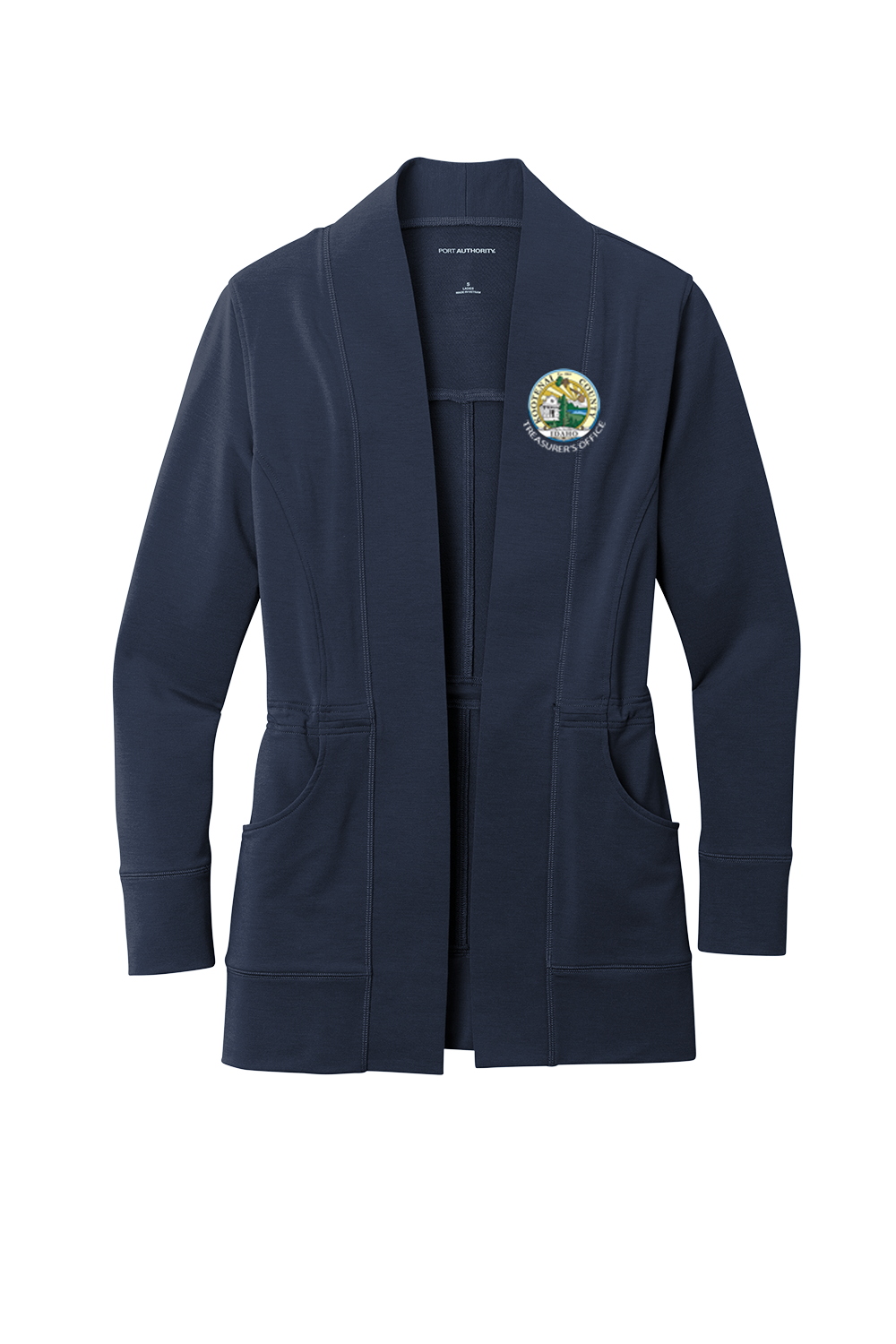 LK825 Port Authority® Ladies Microterry Cardigan
