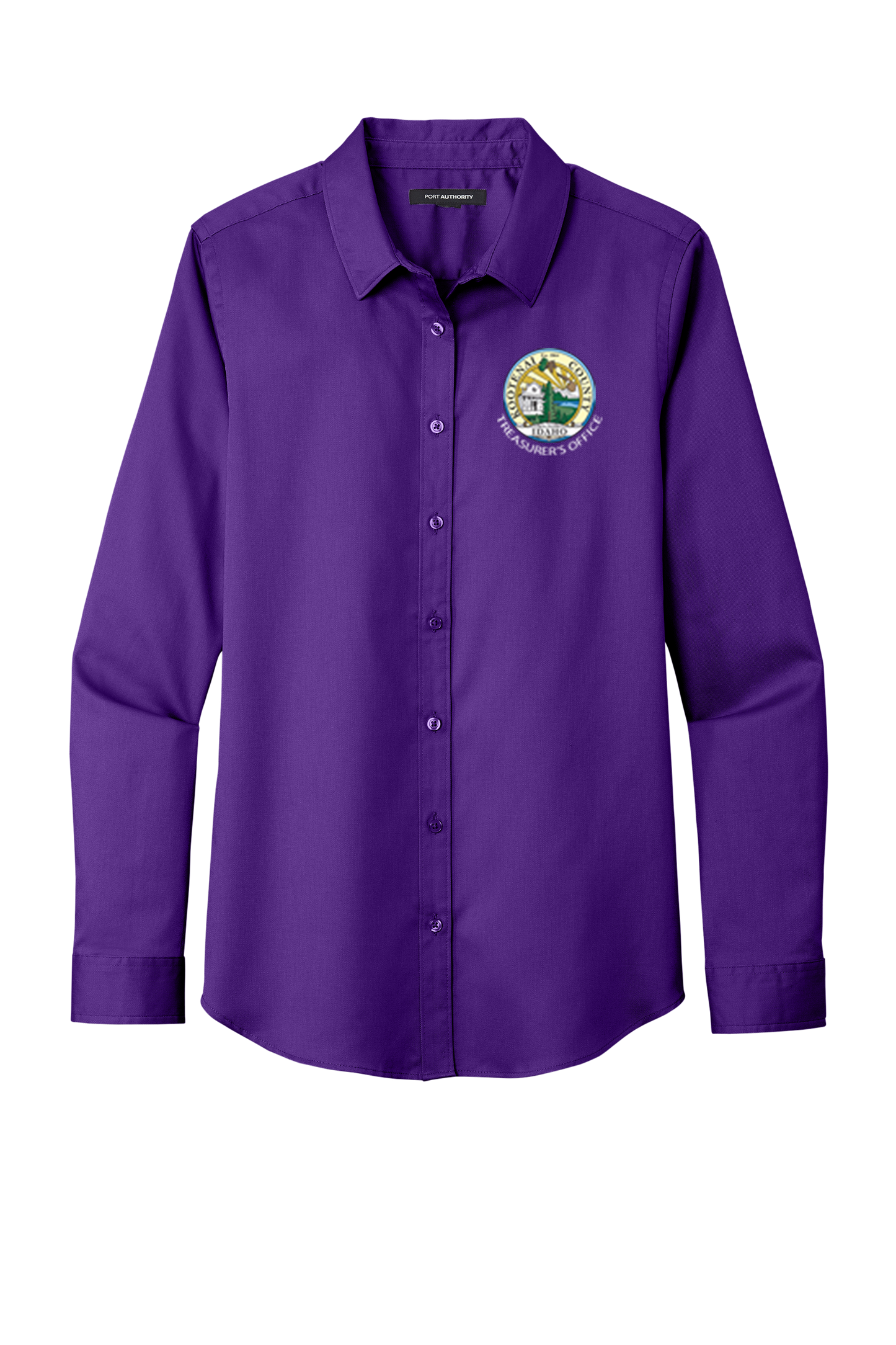 LW808 Port Authority® Ladies Long Sleeve SuperPro React ™ Twill Shirt.