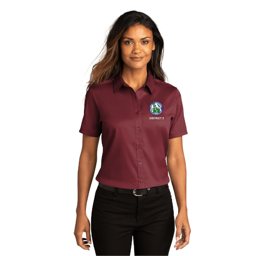 CONFERENCE PHOTO SHIRT LW809 Port Authority® Ladies Short Sleeve SuperPro React ™ Twill Shirt