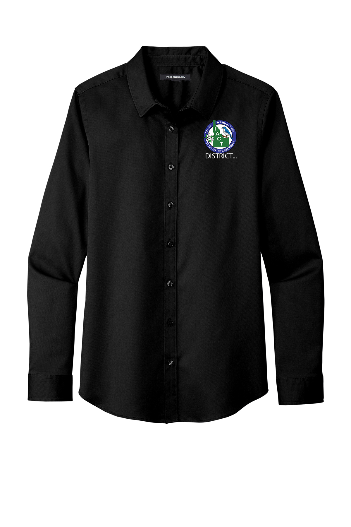 LW808 Port Authority® Ladies Long Sleeve SuperPro React ™ Twill Shirt.