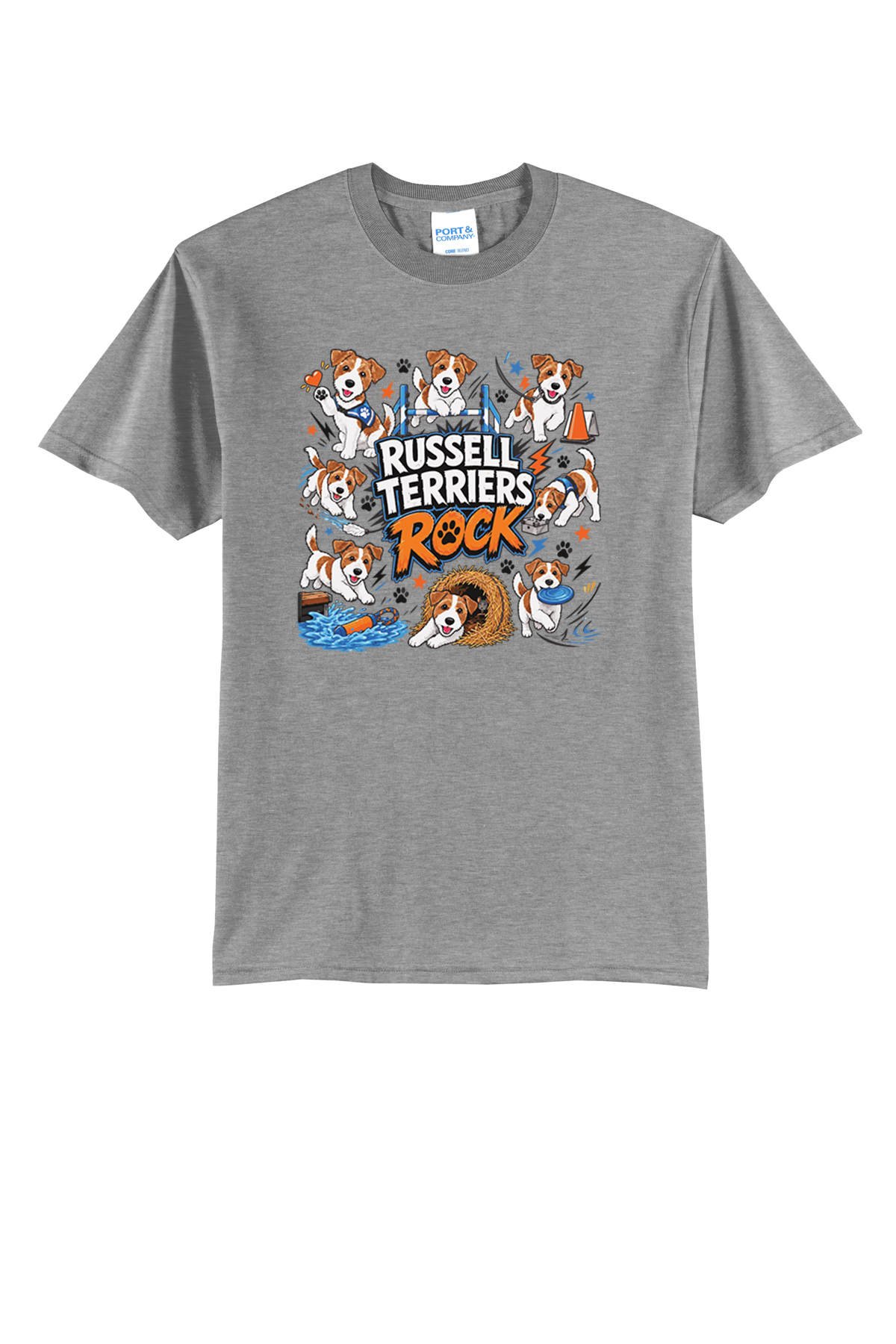 Russell Terriers Rock Fundraiser Tshirt PC55