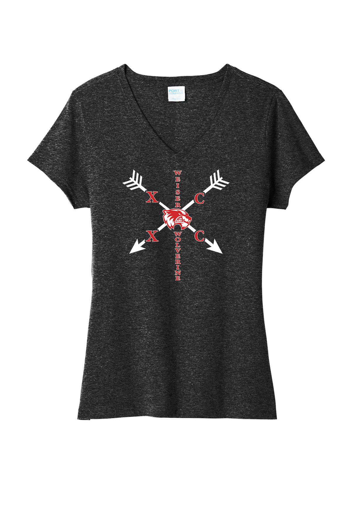 2026 WMS Cross Country Women's Tri-Blend V-Neck Tee