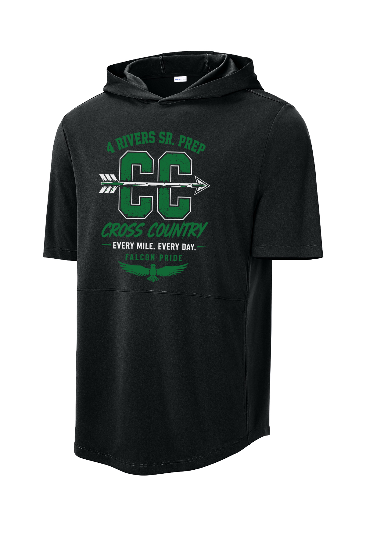 2026 Cross Country Sport-Tek® Club Short Sleeve Hoodie