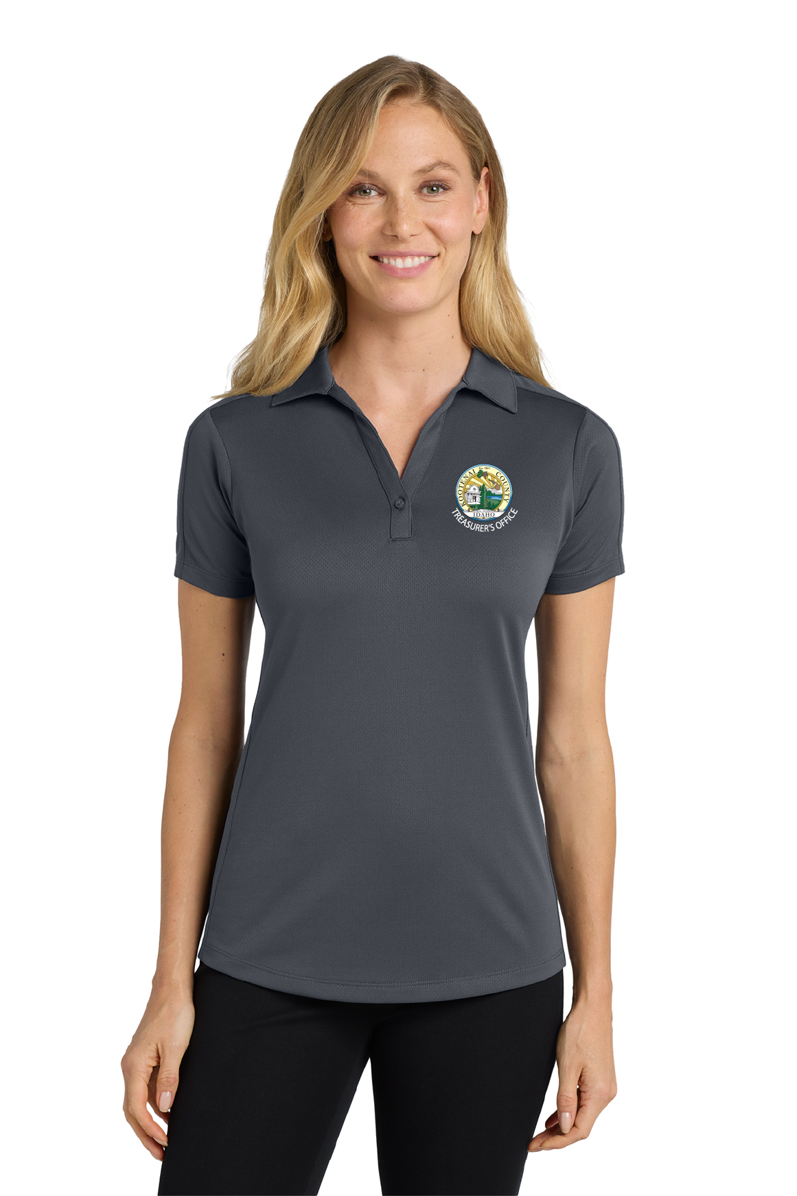 L569  Port Authority® Ladies Diamond Jacquard Polo