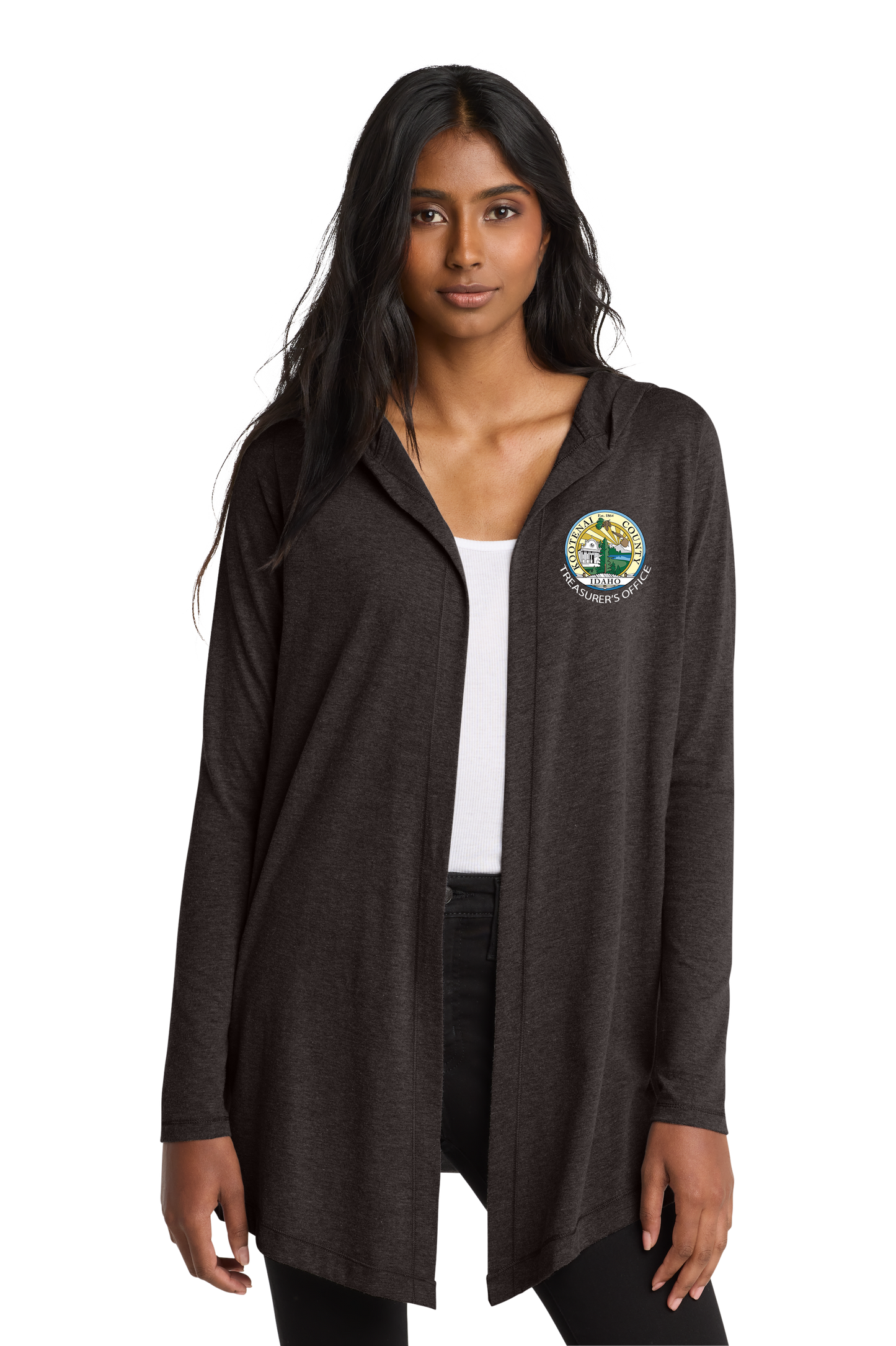 DT156 District ® Women’s Perfect Tri ® Hooded Cardigan