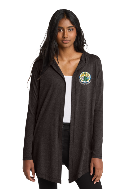 DT156 District ® Women’s Perfect Tri ® Hooded Cardigan