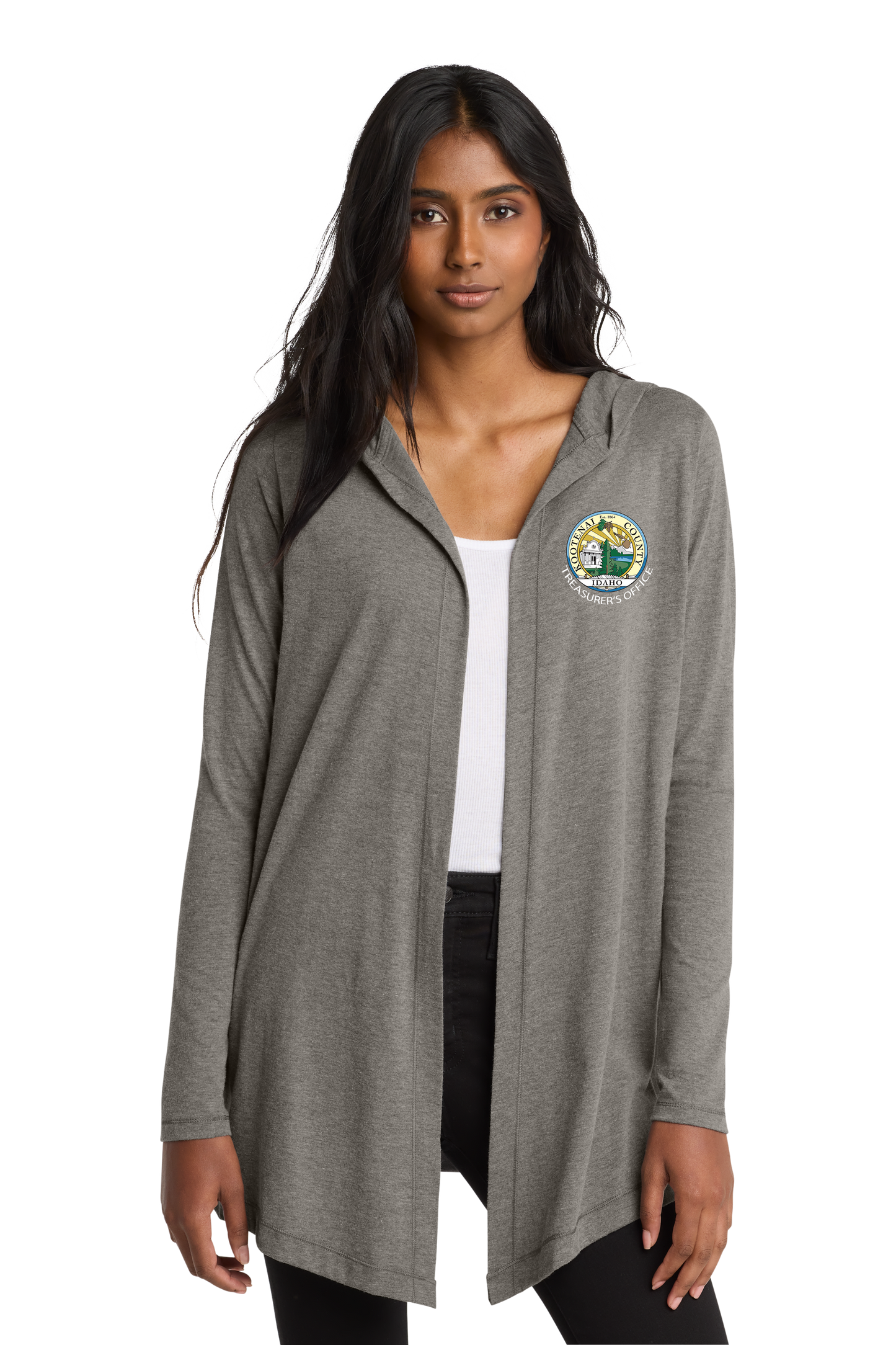 DT156 District ® Women’s Perfect Tri ® Hooded Cardigan