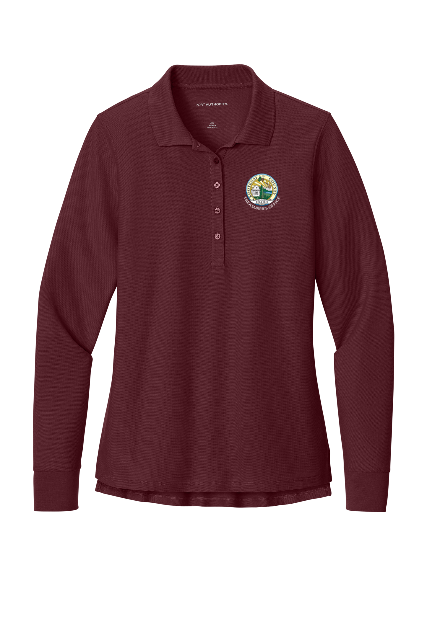 LK200LS  Port Authority® Women’s Wearever Signature Pique Long Sleeve Polo