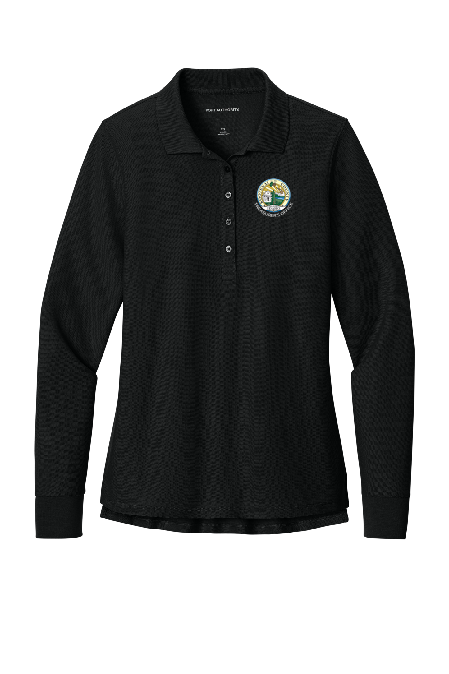 LK200LS  Port Authority® Women’s Wearever Signature Pique Long Sleeve Polo
