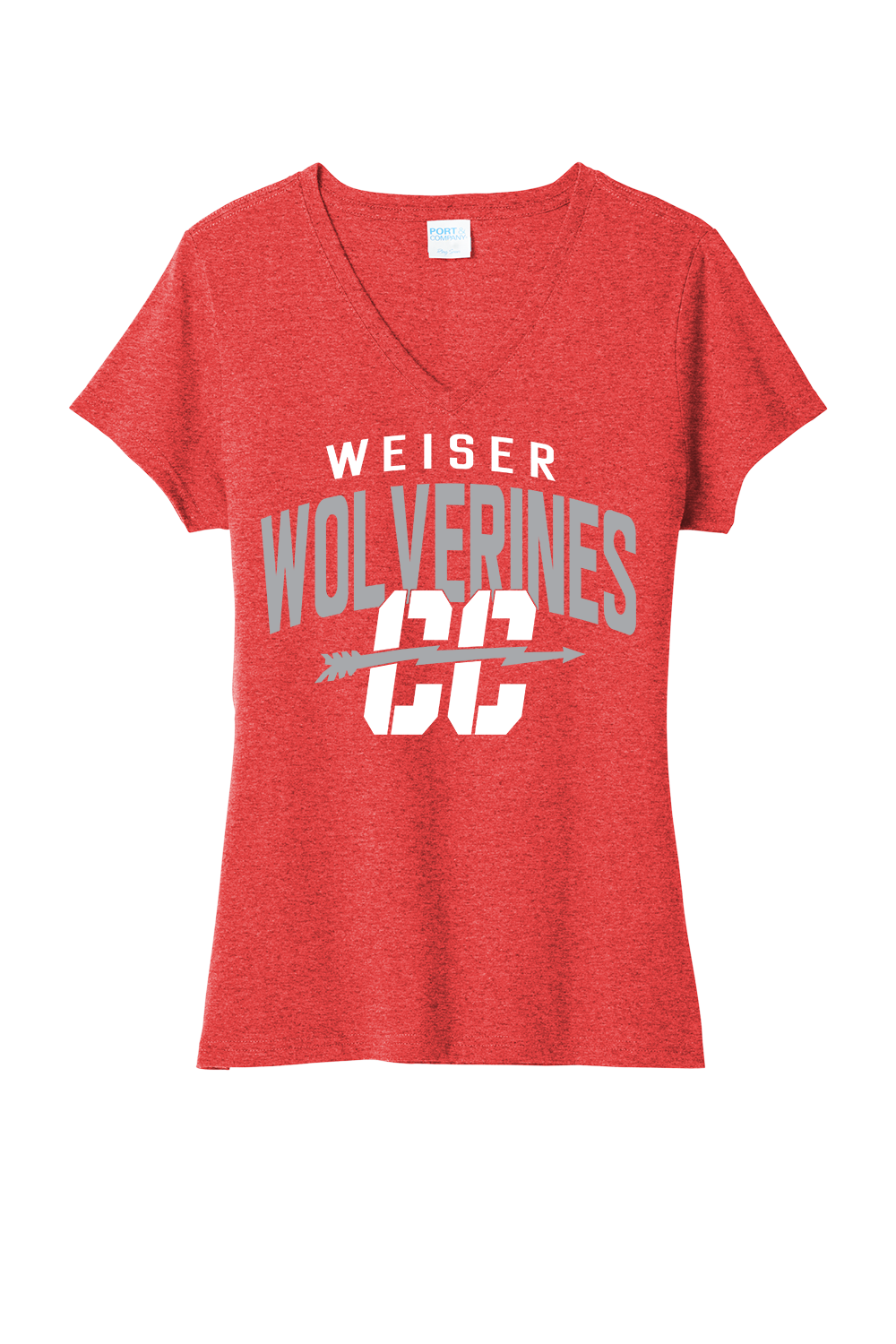 2025 Cross Country Women's Tri-Blend V-Neck Tee