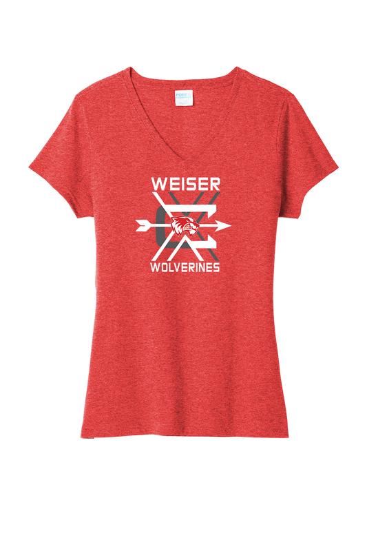 2025 WMS Cross Country Women's Tri-Blend V-Neck Tee