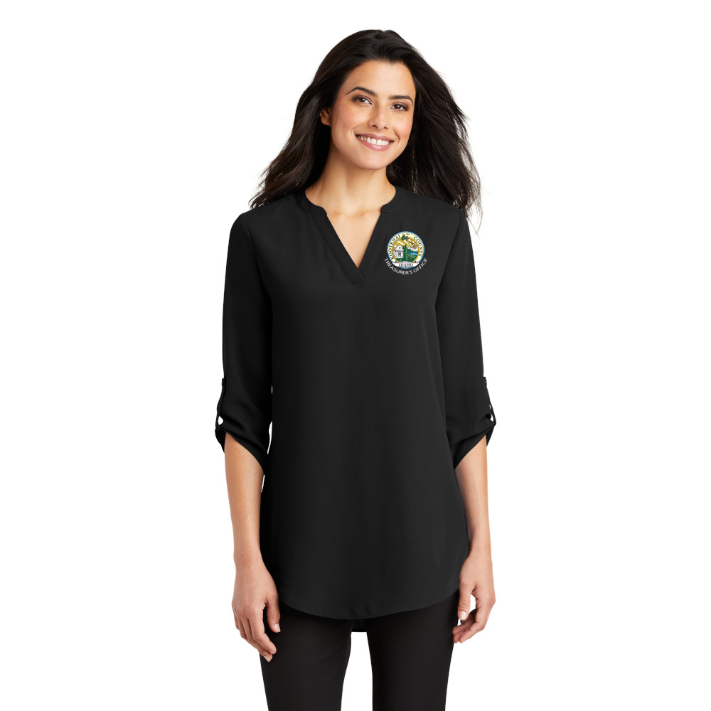LW701 Port Authority ® Ladies 3/4-Sleeve Tunic Blouse