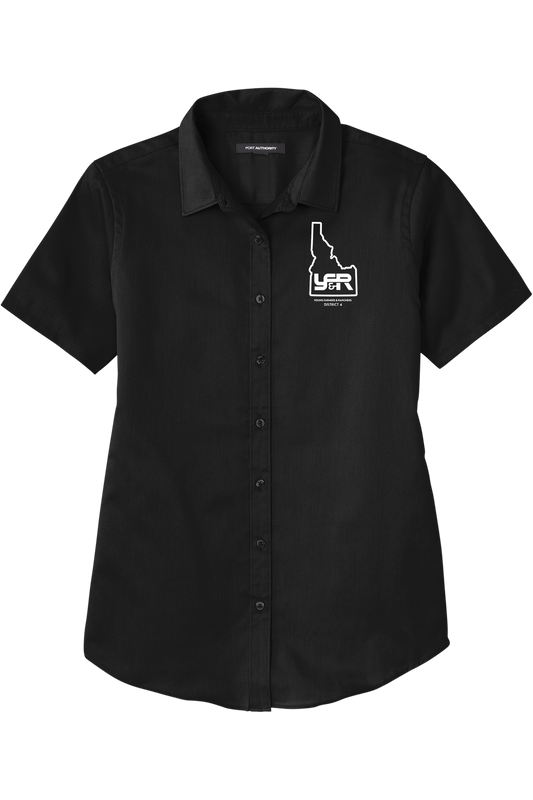 YFR Women's Fit Short Sleeve SuperPro React™Twill Shirt