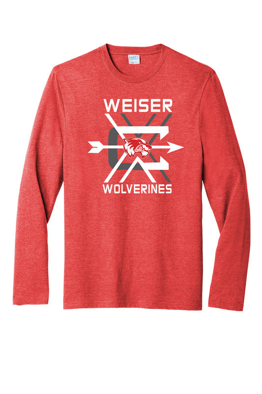 2025 WMS Cross Country Tri-Blend Long Sleeve Tee
