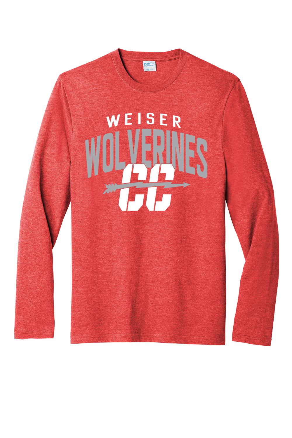 2025 Cross Country Tri-Blend Long Sleeve Tee