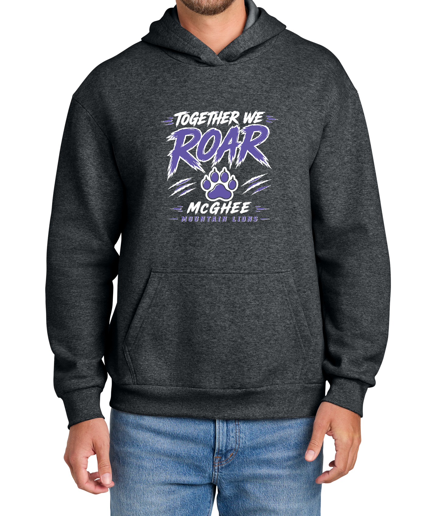 Port & Co ®  Lightweight Easy Fleece Pullover Hooded Sweatshirt PC68H