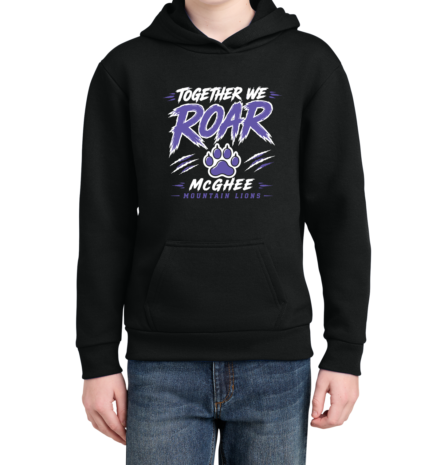 Port & Co ®  Youth Lightweight Easy Fleece Pullover Hooded Sweatshirt PC68YH
