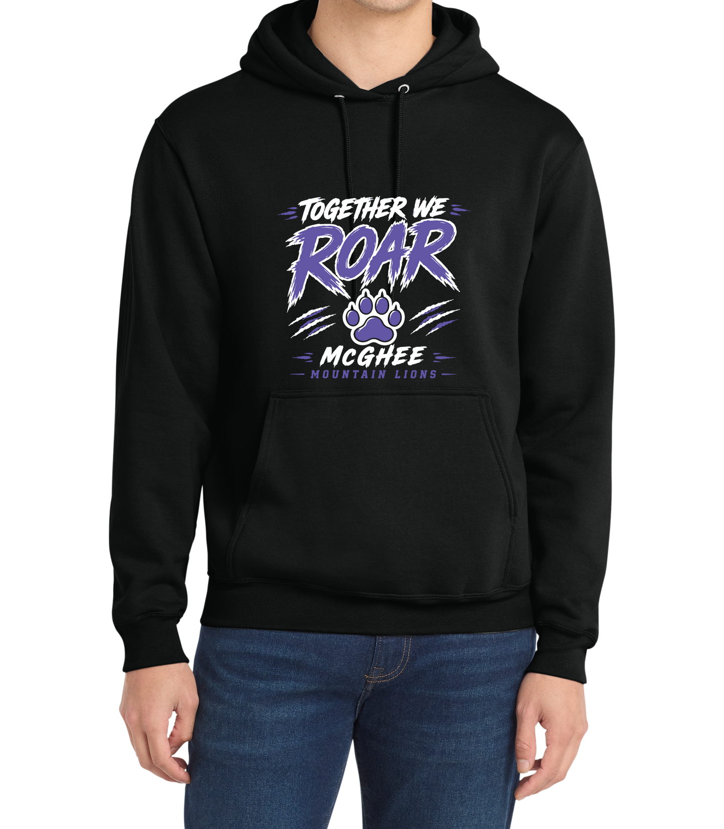 Port & Co ®  Core Fleece Pullover Hooded Sweatshirt. PC78H