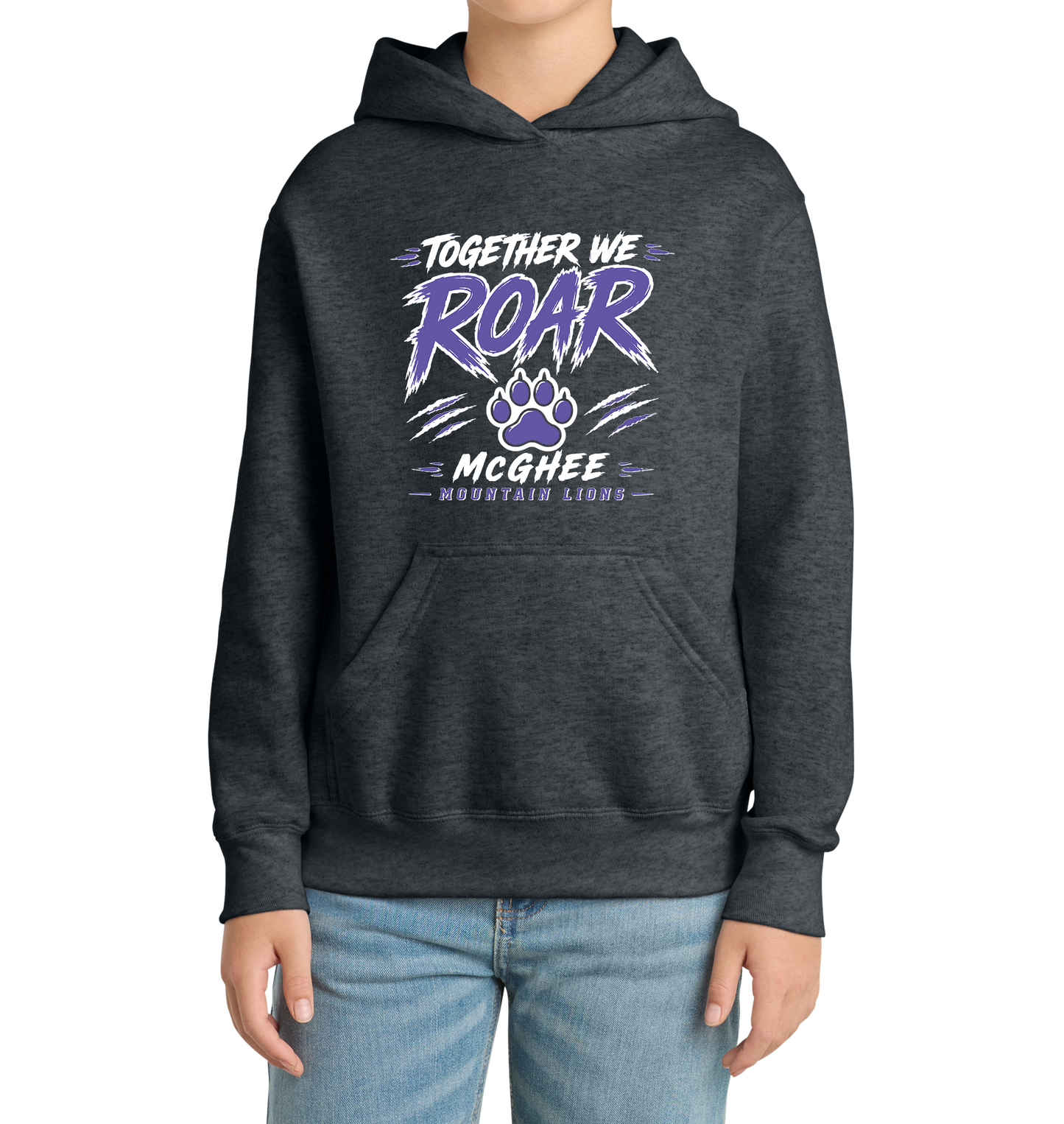 Port & Co ®  Youth Core Fleece Pullover Hooded Sweatshirt PC78YH