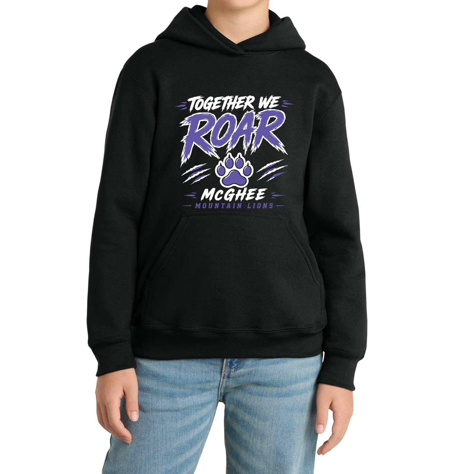 Port & Co ®  Youth Core Fleece Pullover Hooded Sweatshirt PC78YH