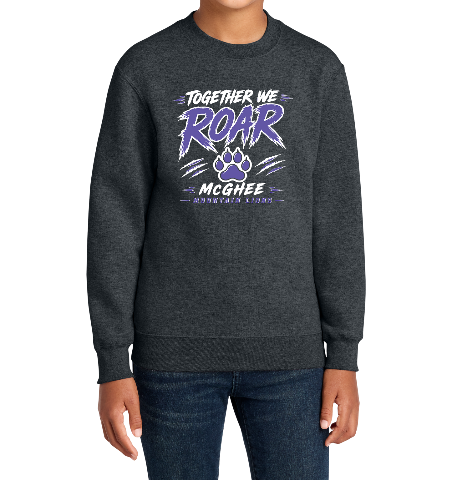 Port & Co ®  Youth Core Fleece Crewneck Sweatshirt PC78Y