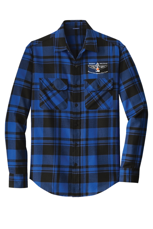 Burns Helitack Port Authority® Plaid Flannel Shirt