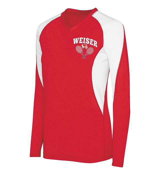 LADIES LONG SLEEVE COURT JERSEY