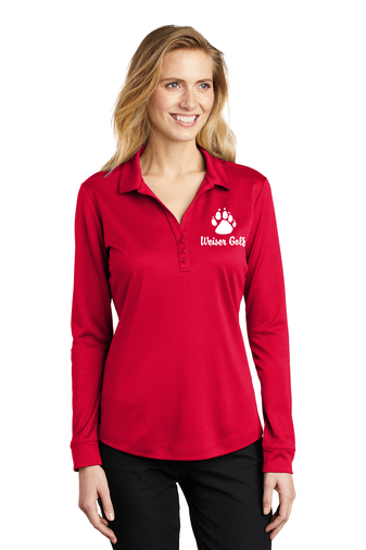 Port Authority ® Ladies Silk Touch™ Performance Long Sleeve Polo