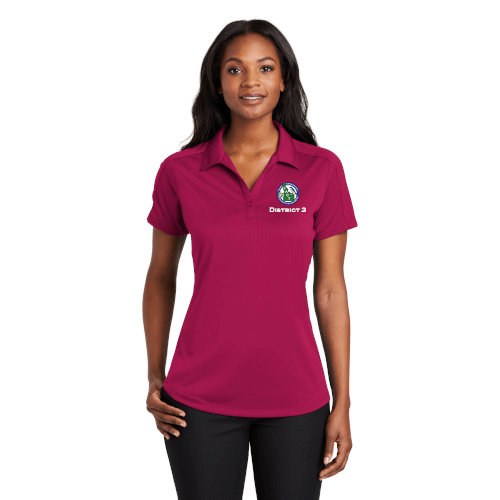 L569  Port Authority® Ladies Diamond Jacquard Polo