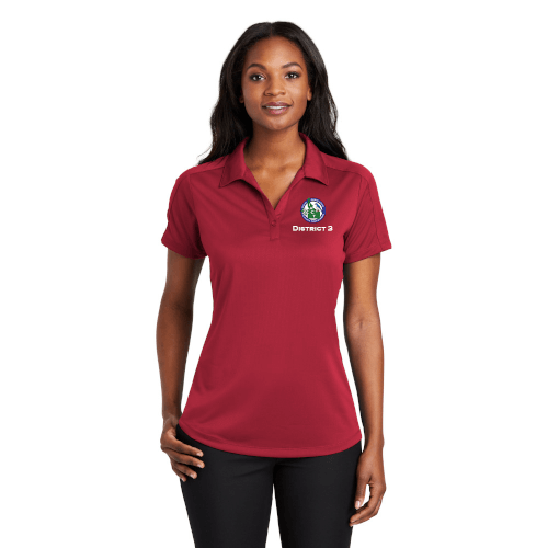 L569  Port Authority® Ladies Diamond Jacquard Polo