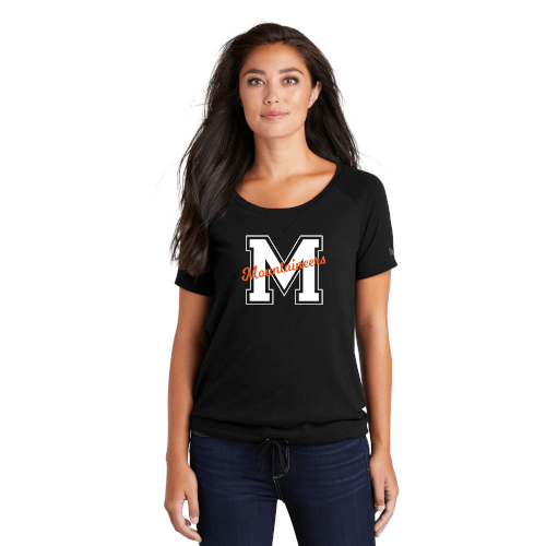 New Era ® Ladies Tri-Blend Performance Cinch Tee