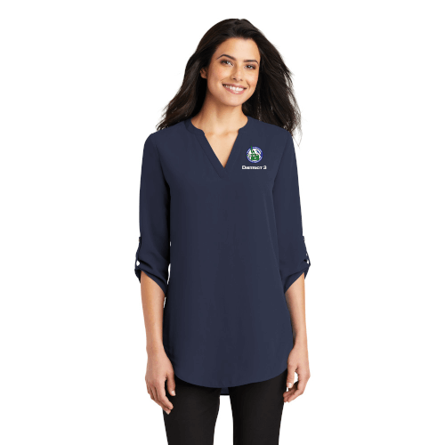 LW701 Port Authority ® Ladies 3/4-Sleeve Tunic Blouse