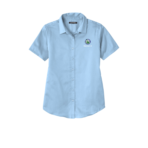 LW809 Port Authority® Ladies Short Sleeve SuperPro React ™ Twill Shirt