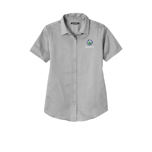 LW809 Port Authority® Ladies Short Sleeve SuperPro React ™ Twill Shirt