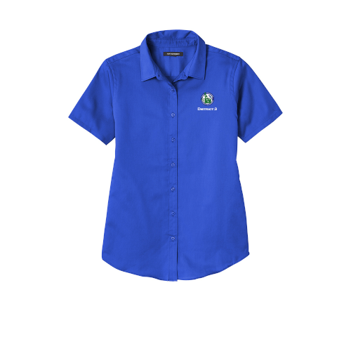 LW809 Port Authority® Ladies Short Sleeve SuperPro React ™ Twill Shirt