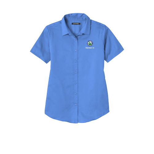 LW809 Port Authority® Ladies Short Sleeve SuperPro React ™ Twill Shirt