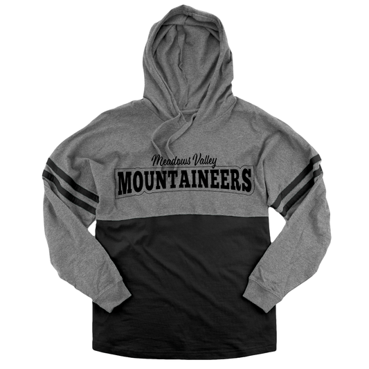 Girls Hooded Pom Pom Jersey