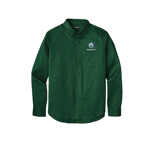 W808 Port Authority® Long Sleeve SuperPro React ™ Twill Shirt