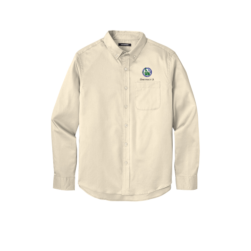 W808 Port Authority® Long Sleeve SuperPro React ™ Twill Shirt