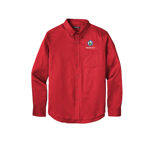 W808 Port Authority® Long Sleeve SuperPro React ™ Twill Shirt